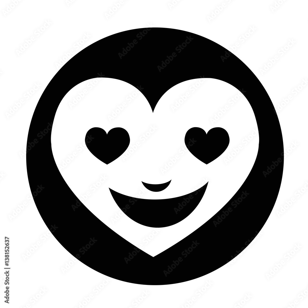 Heart Face Emotion Icon