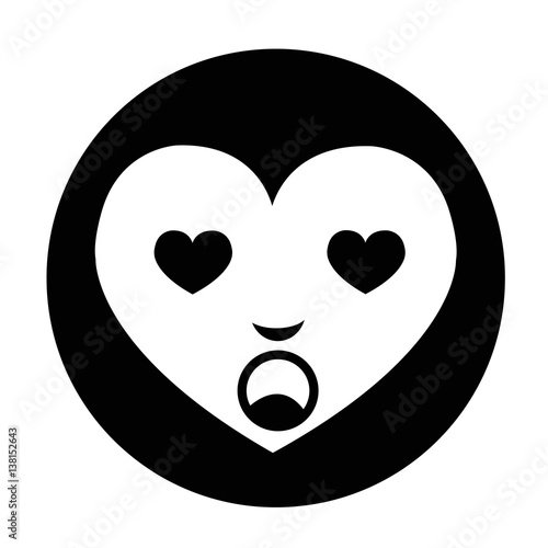 Heart Face Emotion Icon