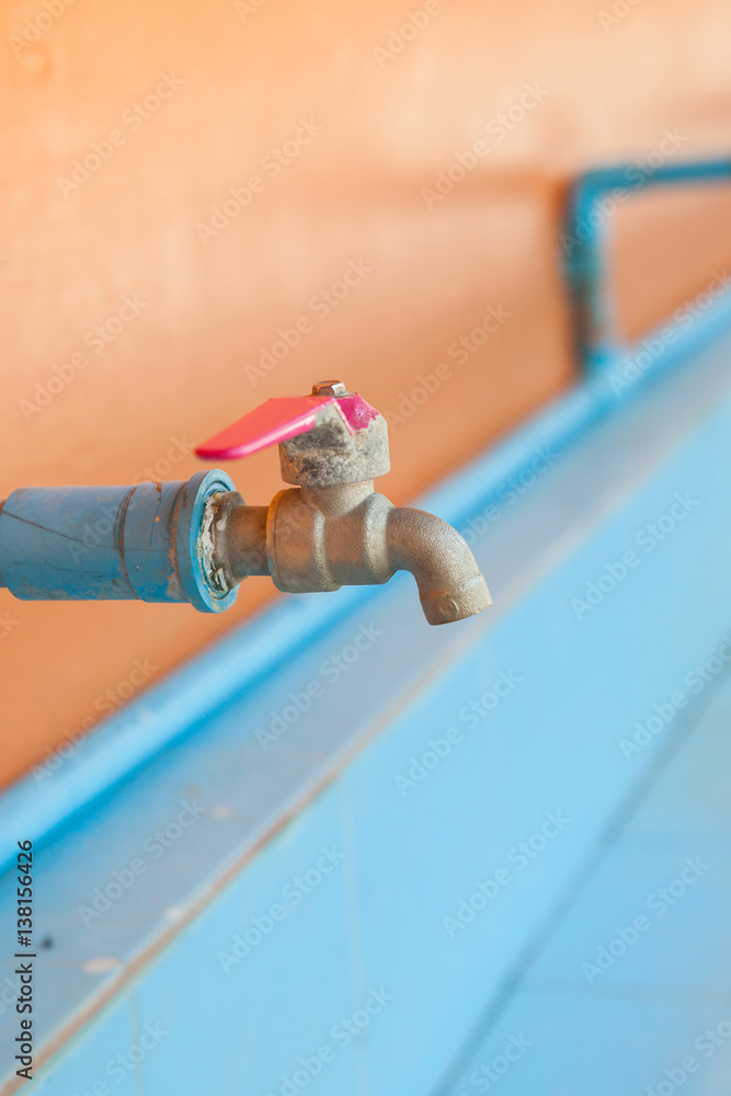 Naklejka premium faucet at schools in thailand