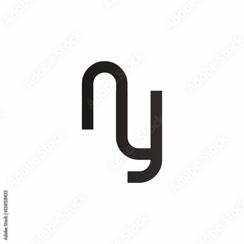 ny letter Logo Vector