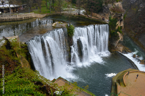 Fototapeta Naklejka Na Ścianę i Meble -  Natural waterfall cascade