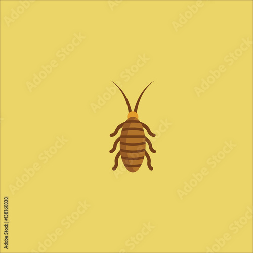 cockroach icon flat design