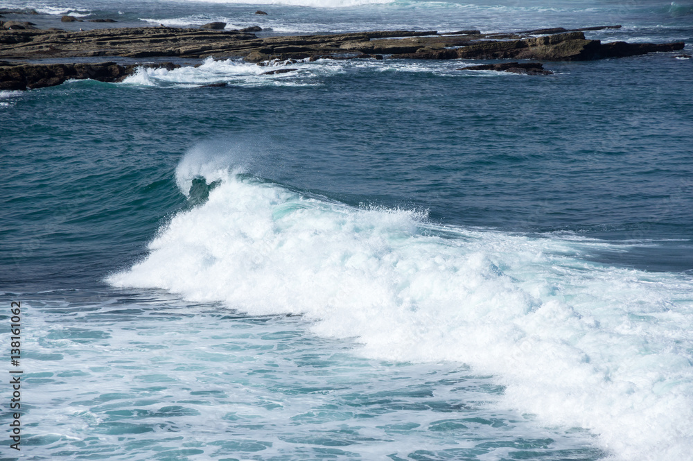 The coast of Atlantic ocean