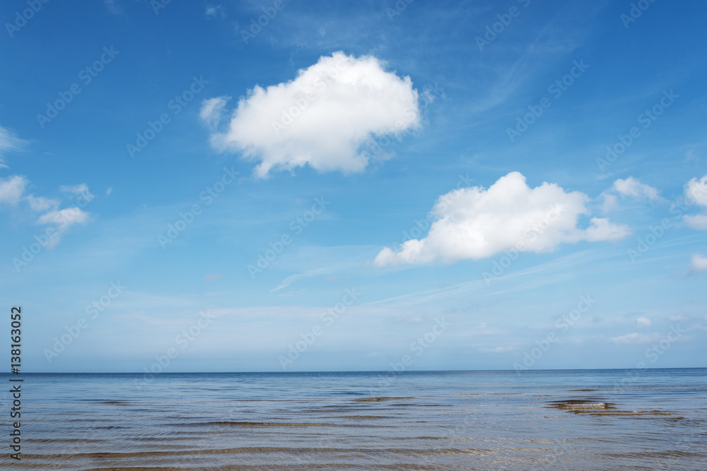 Fototapeta premium Clouds and sea.