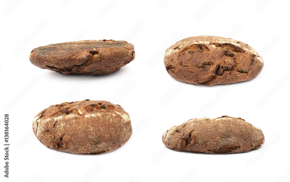 Whole loaf of bread isolated Whole loaf of bread isolated