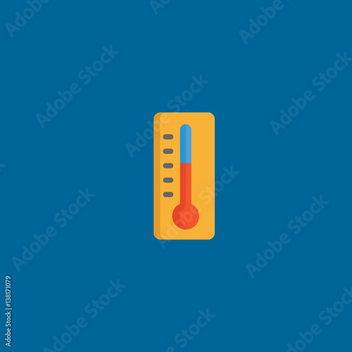 thermomet icon flat design