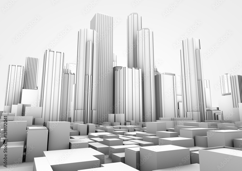 Fototapeta premium White City
