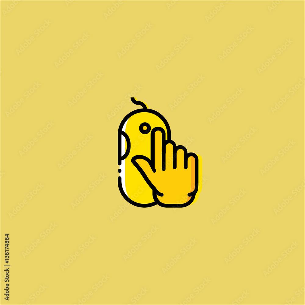 mouse icon flat design mouse icon flat design