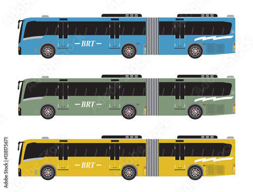 Set of Bus Rapid Transit or BRT