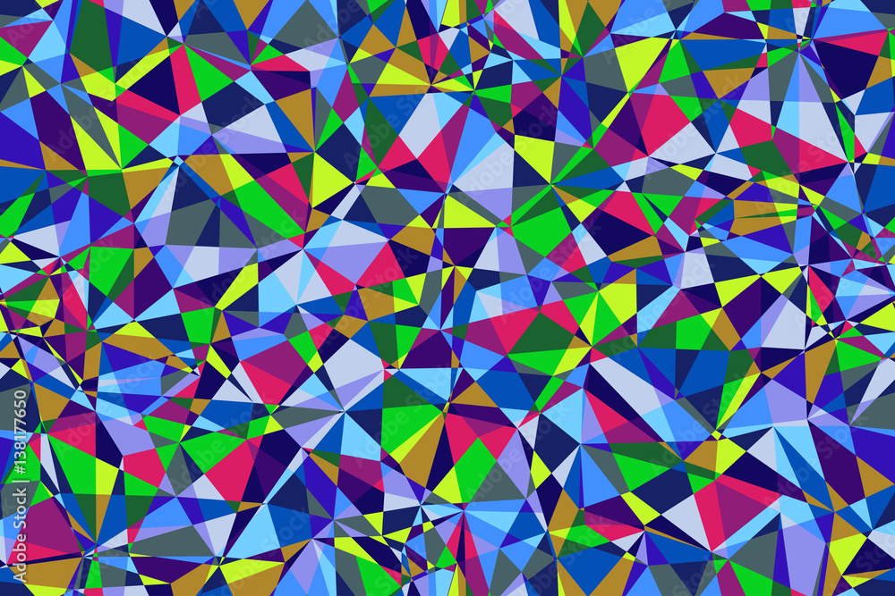 Seamless  multicolor polygonal seamless background