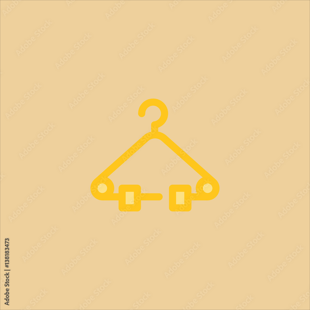 hanger icon flat design