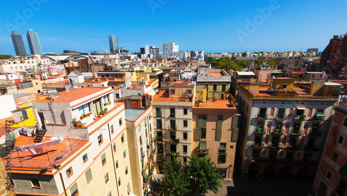 Barcelona  from Santa Maria del mar © JackF