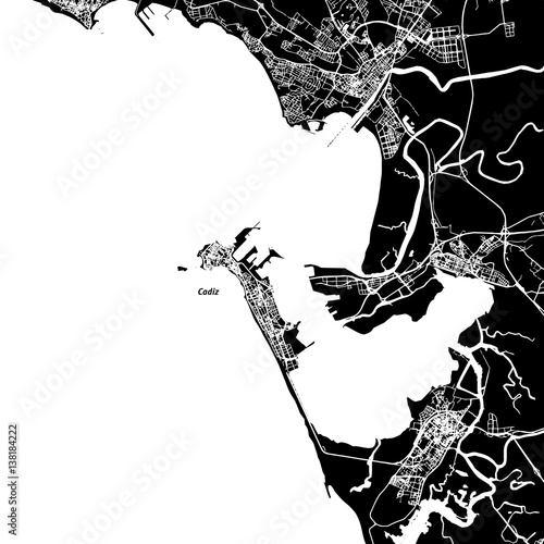 Cádiz Vector Map photo