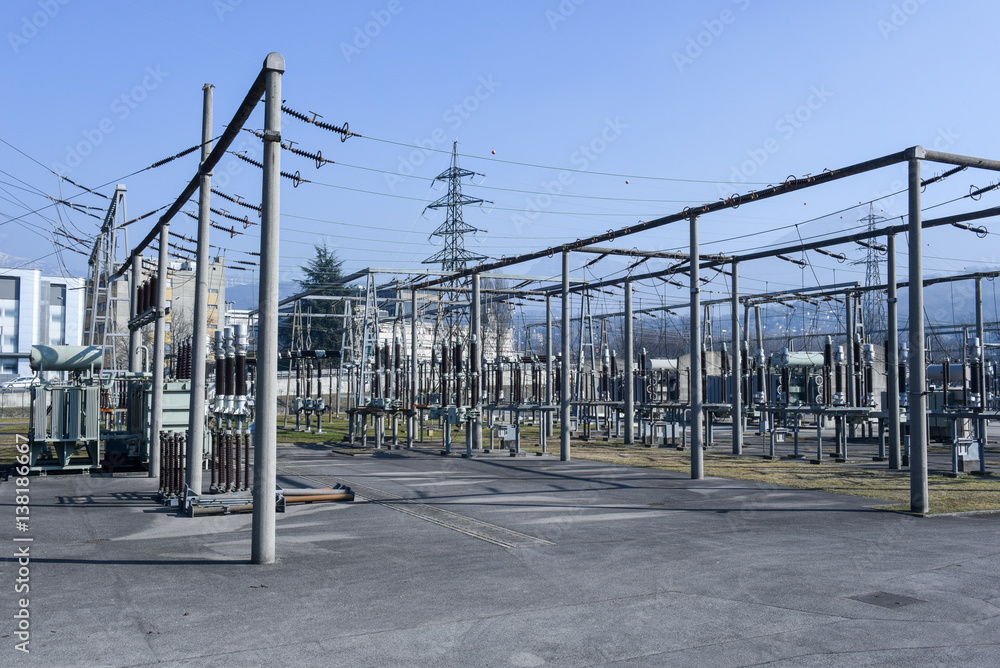 Power station for making Electricity at Lugano