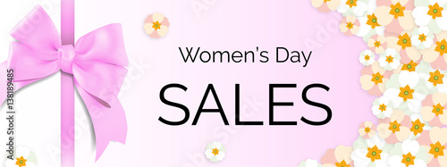 Women's Day sales banner
