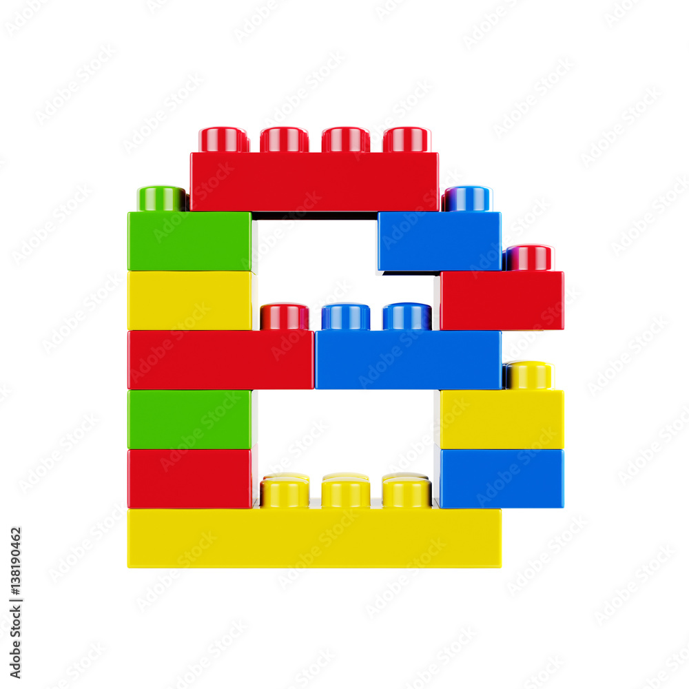 B plastic font alphabet character B plastic font alphabet character