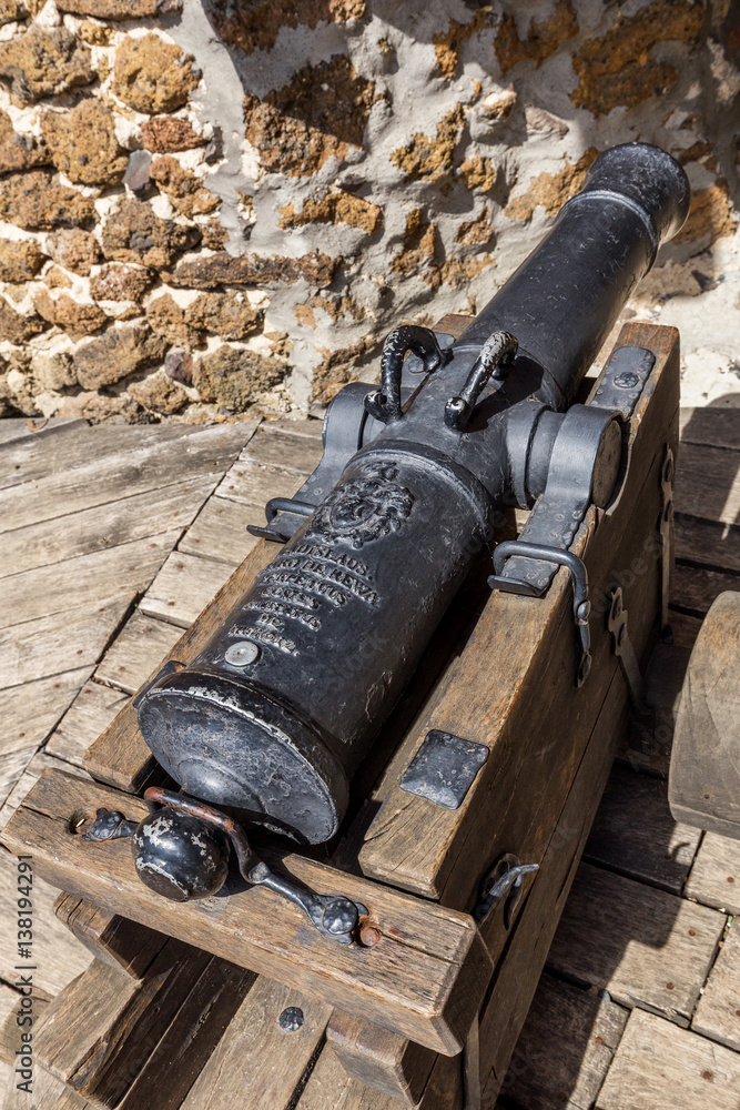 Old cannon from the Szigliget castle in Hungary Old cannon from the Szigliget castle in Hungary