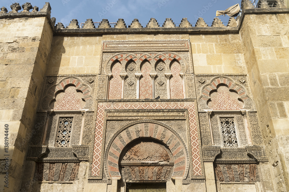 Cordoba (Andalucia, Spain): door of mezquita-catedral