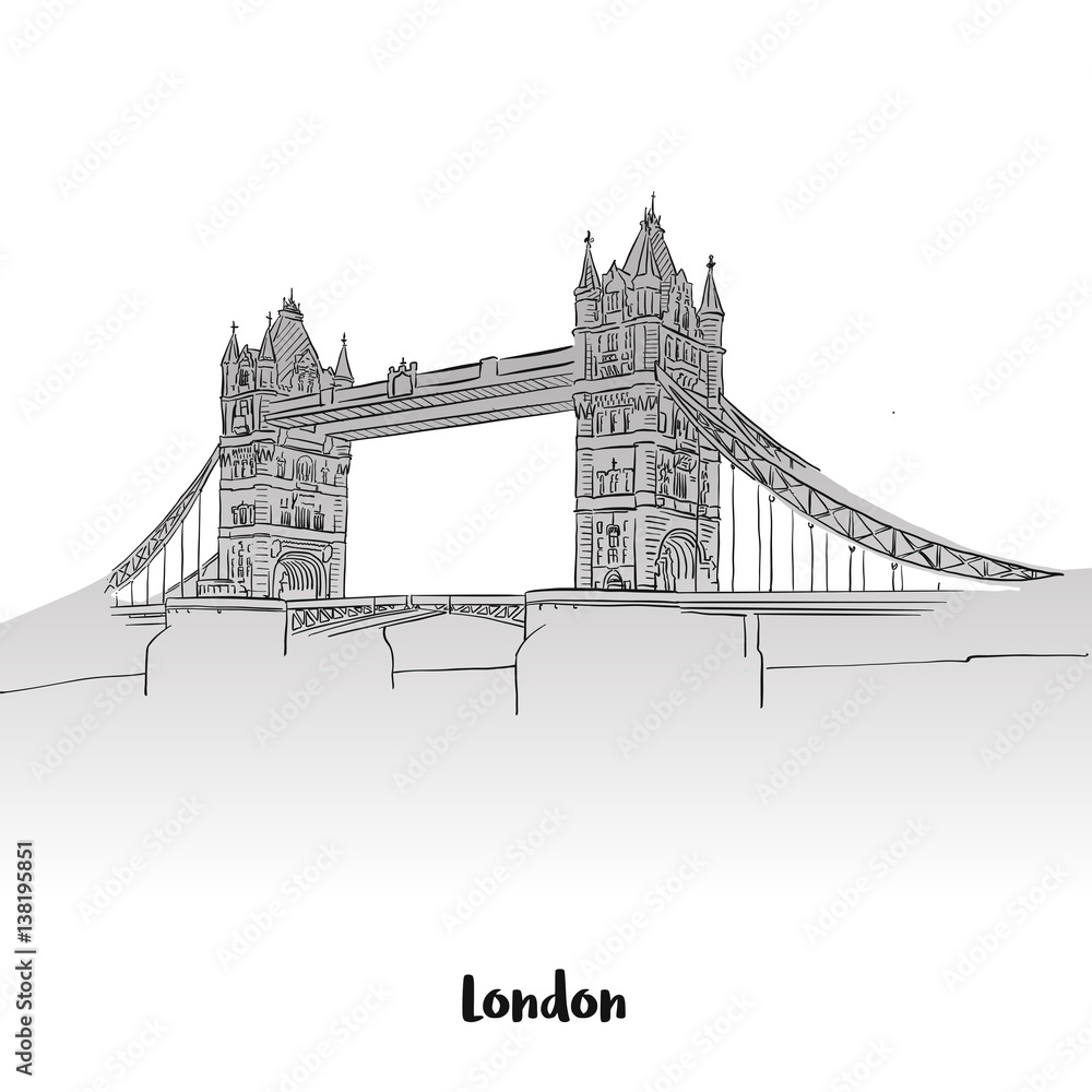 Obraz premium London Tower Bridge Greeting Card