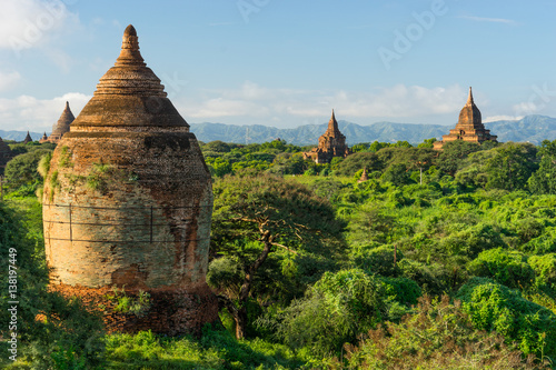 Old Bagan pagodas and temple  Mandalay  Myanmar