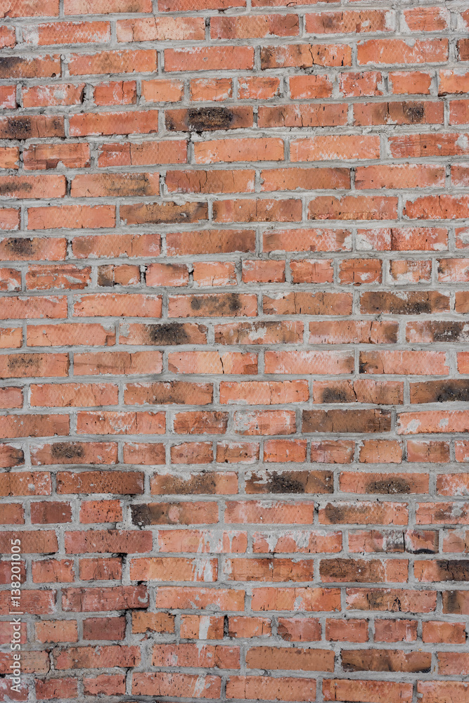 Naklejka premium Tło stary rocznika ściana z cegieł