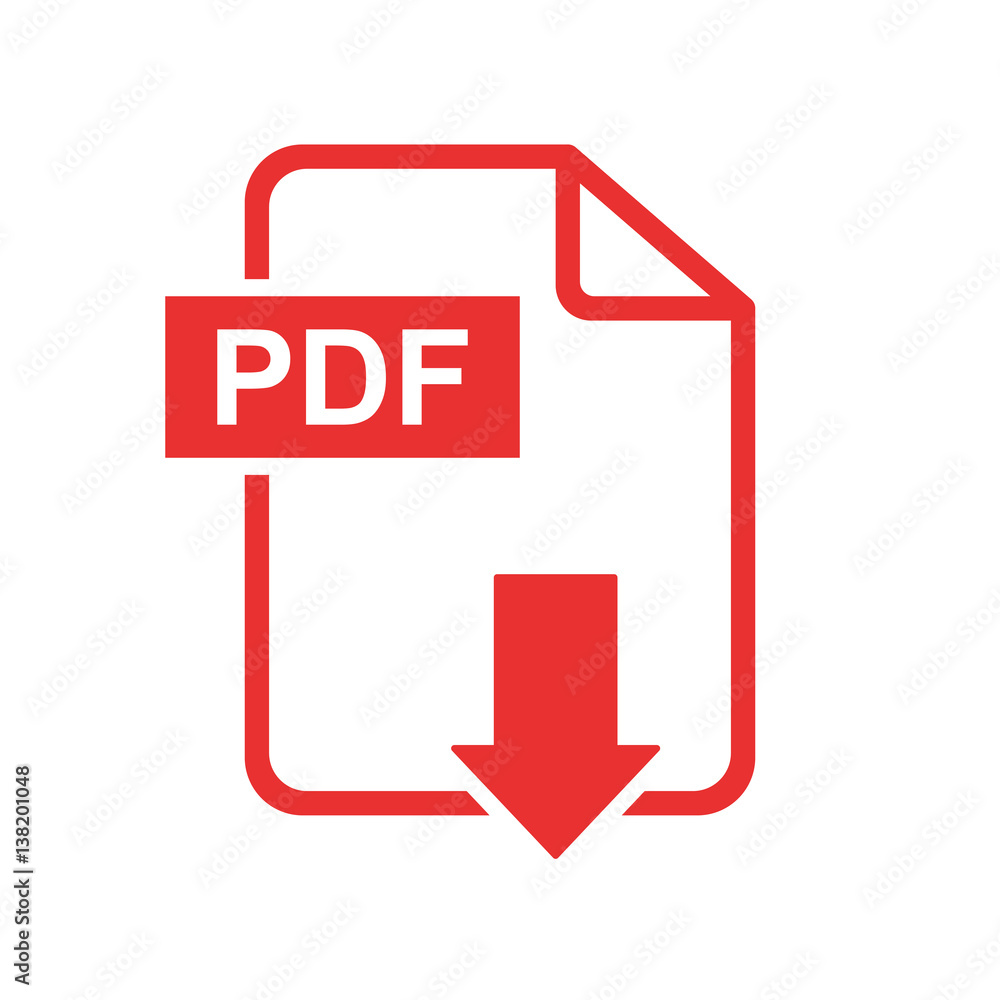 PDF download vector icon. Simple flat pictogram for business, marketing, internet concept. Vector illustration on white background. PDF download vector icon. Simple flat pictogram for business, marketing, internet concept. Vector illustration on white background.