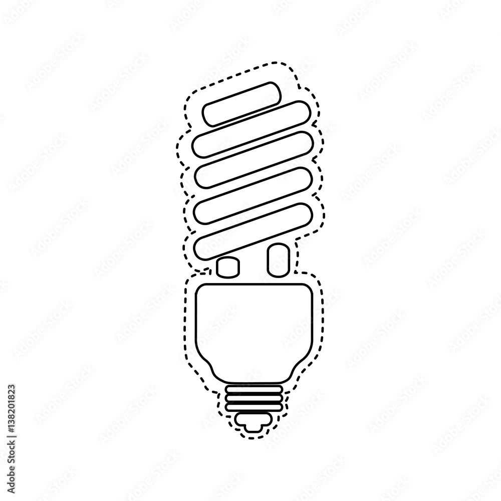 energy-saving light bulbs icon, vector illustration design energy-saving light bulbs icon, vector illustration design
