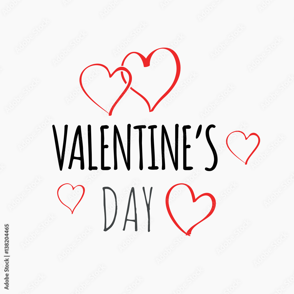 Valentine's Day Labels and Cards