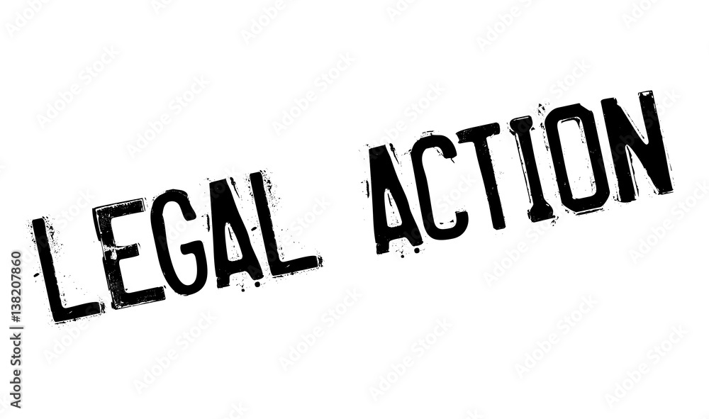 Legal Action rubber stamp Legal Action rubber stamp