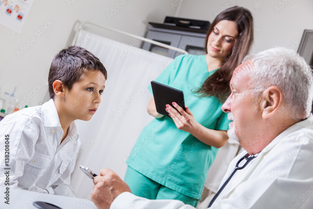 Fototapeta premium A Young Boy