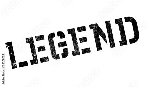 Legend rubber stamp