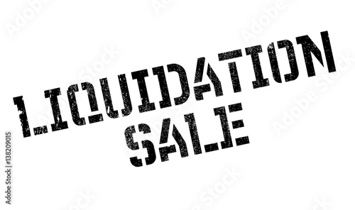 Liquidation Sale rubber stamp