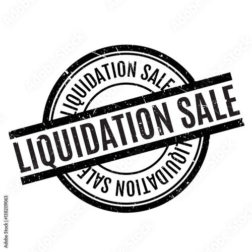 Liquidation Sale rubber stamp