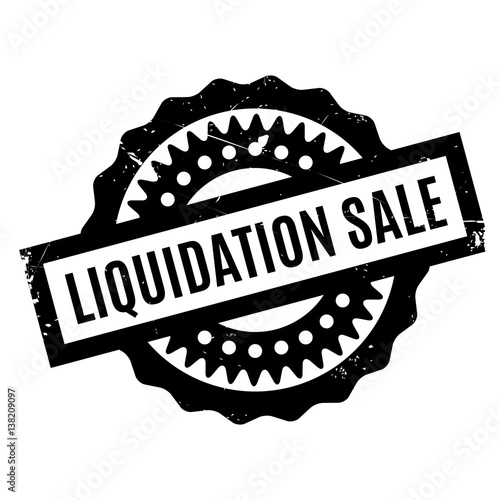 Liquidation Sale rubber stamp