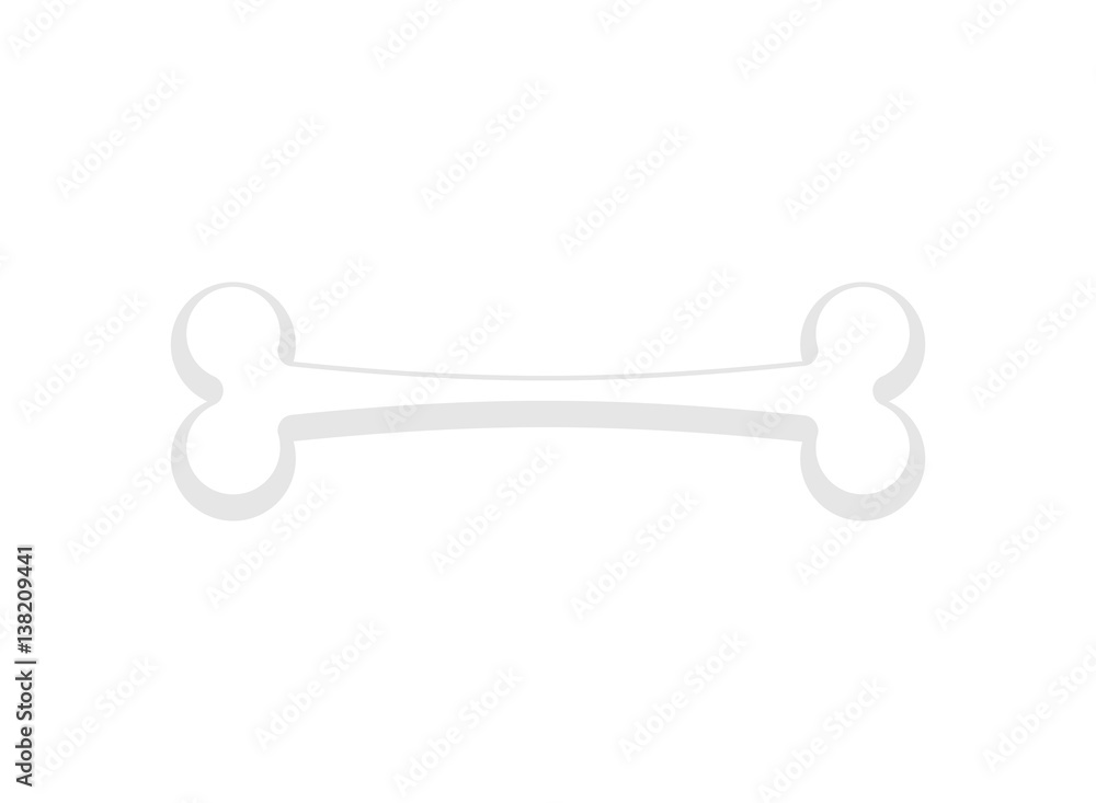 Bone isolated. Part of skeleton on white background Bone isolated. Part of skeleton on white background