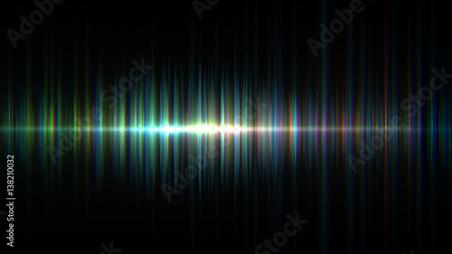 illustration of music equalizer sound wave