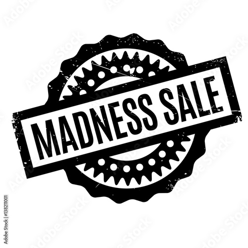 Madness Sale rubber stamp