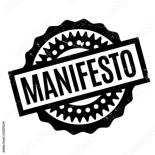 Manifesto rubber stamp