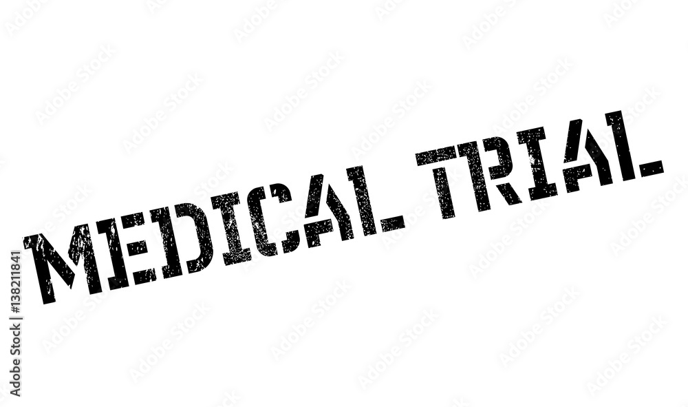 Medical Trial rubber stamp Medical Trial rubber stamp