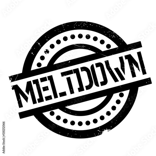 Meltdown rubber stamp