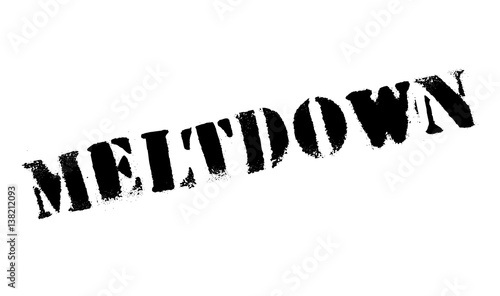 Meltdown rubber stamp