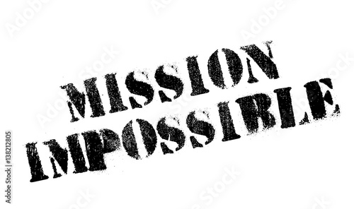 Mission Impossible rubber stamp