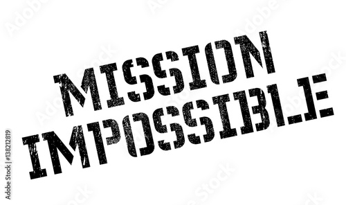 Mission Impossible rubber stamp