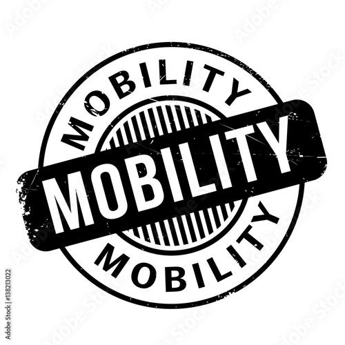 Mobility rubber stamp