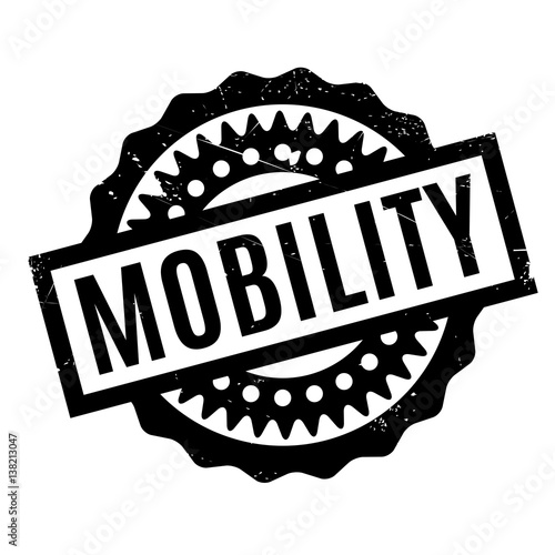 Mobility rubber stamp