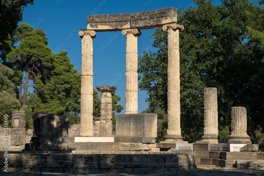 Philippeion, Antikes Olympia, Peloponnes, Griechenland. 17009.jpg