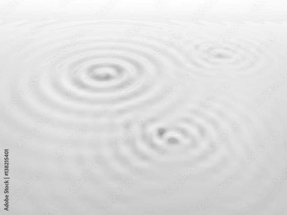 Ripples on a white liquid surface. Ripples on a white liquid surface.