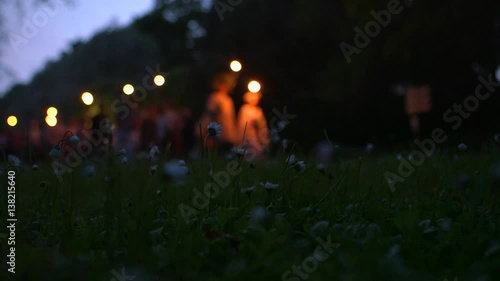 Midsummer torchligt procession photo