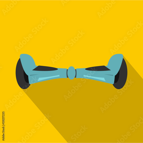 Gyroscooter icon, flat style