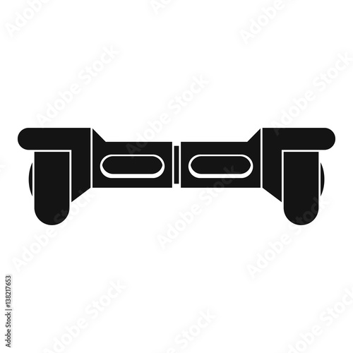 Electrical modern gyroboard icon, simple style